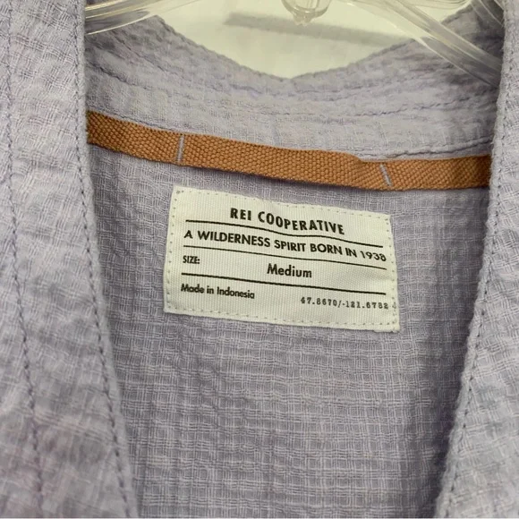 REI Co-op Norseland Woven Popover Shirt Top medium - Picture 3 of 10